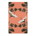 Dancing Cranes in Sunset Pines Accent Rug