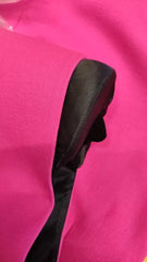 Women's Pink Sleeveless Bodycon A-Line Mini Dress Virgin Wool