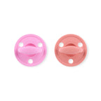 Kit 2 Chupetes Clásicos para Bebé Rosa Chicle y Rosa | Silicona Orgánica Nenina & Co