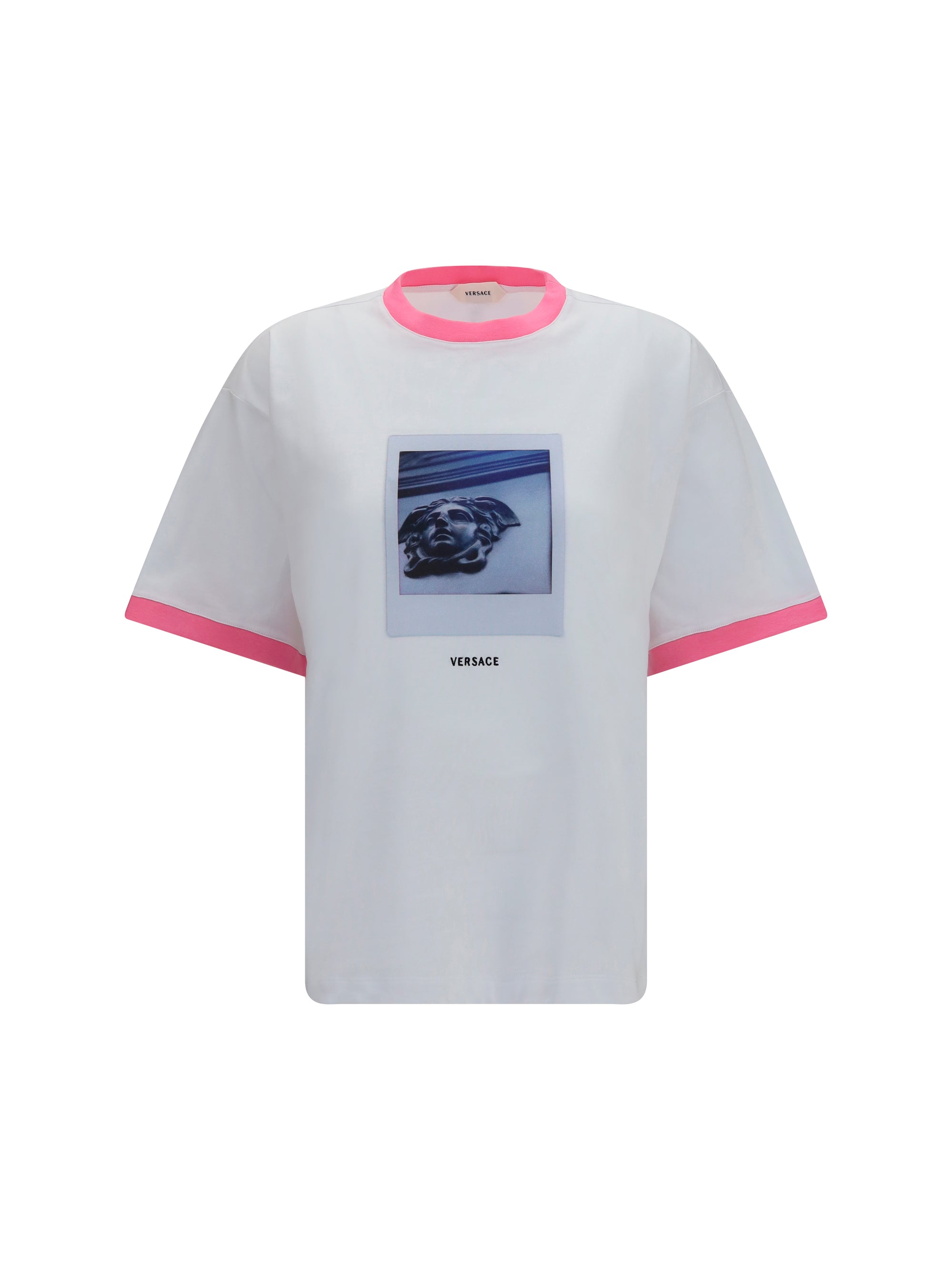 Versace Medusa Polaroid Graphic T-Shirt — White