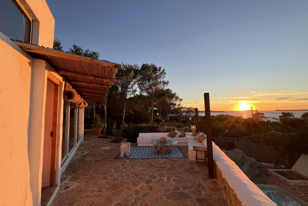 Mediterranean Seafront Ibiza Villa with Amazing Sunset Views in San Antonio