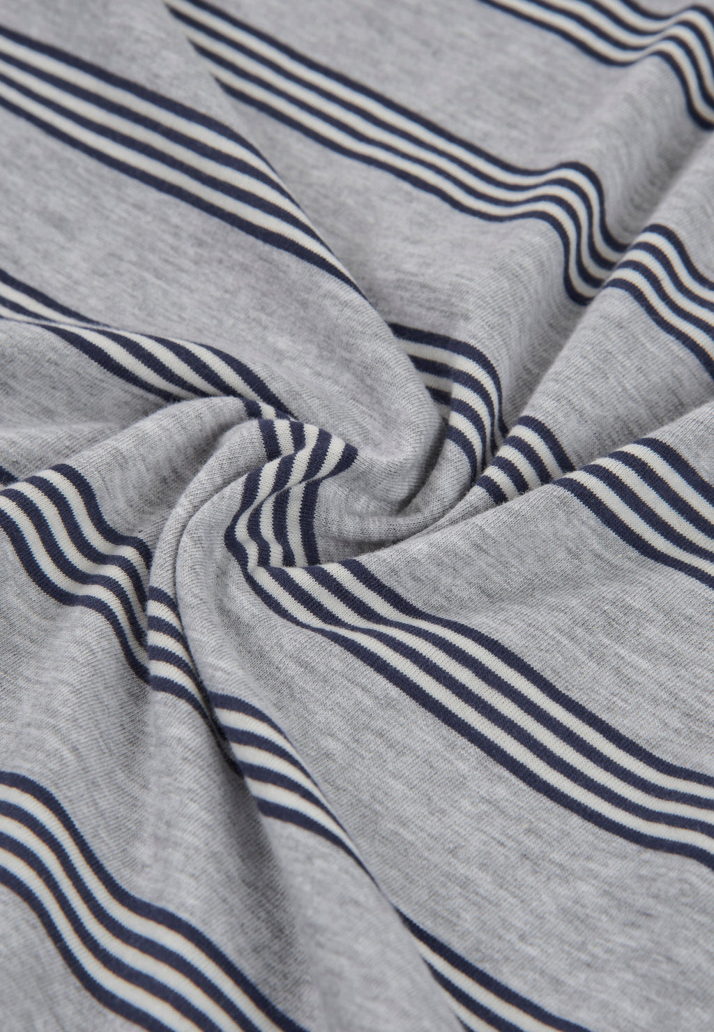 Pijama Hombre Largo Tapeta Algodón Punto Rayas - Gris 5590_20