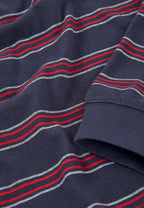 Pijama Hombre Largo Tapeta Algodón Punto Rayas - Azul 5592_39