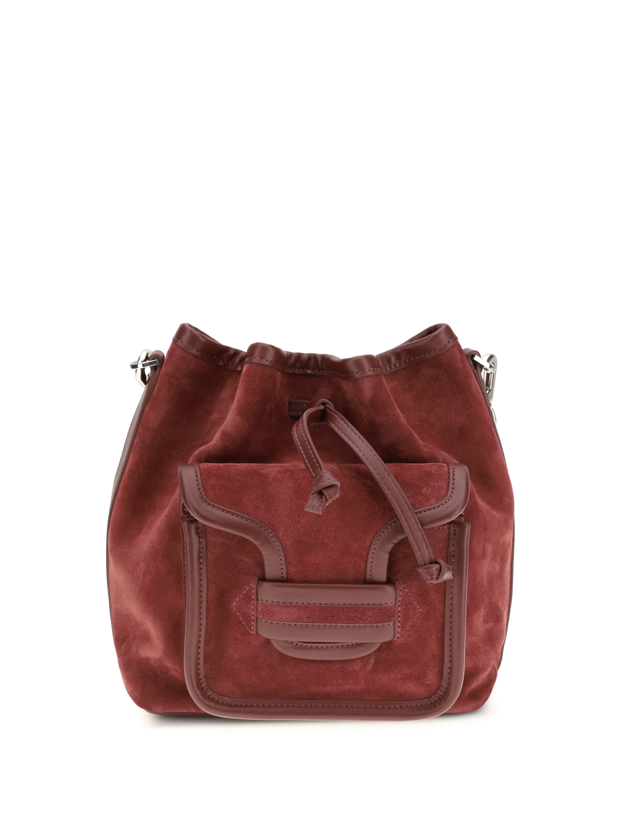Pierre Hardy Alpha Bucket Bag — Red