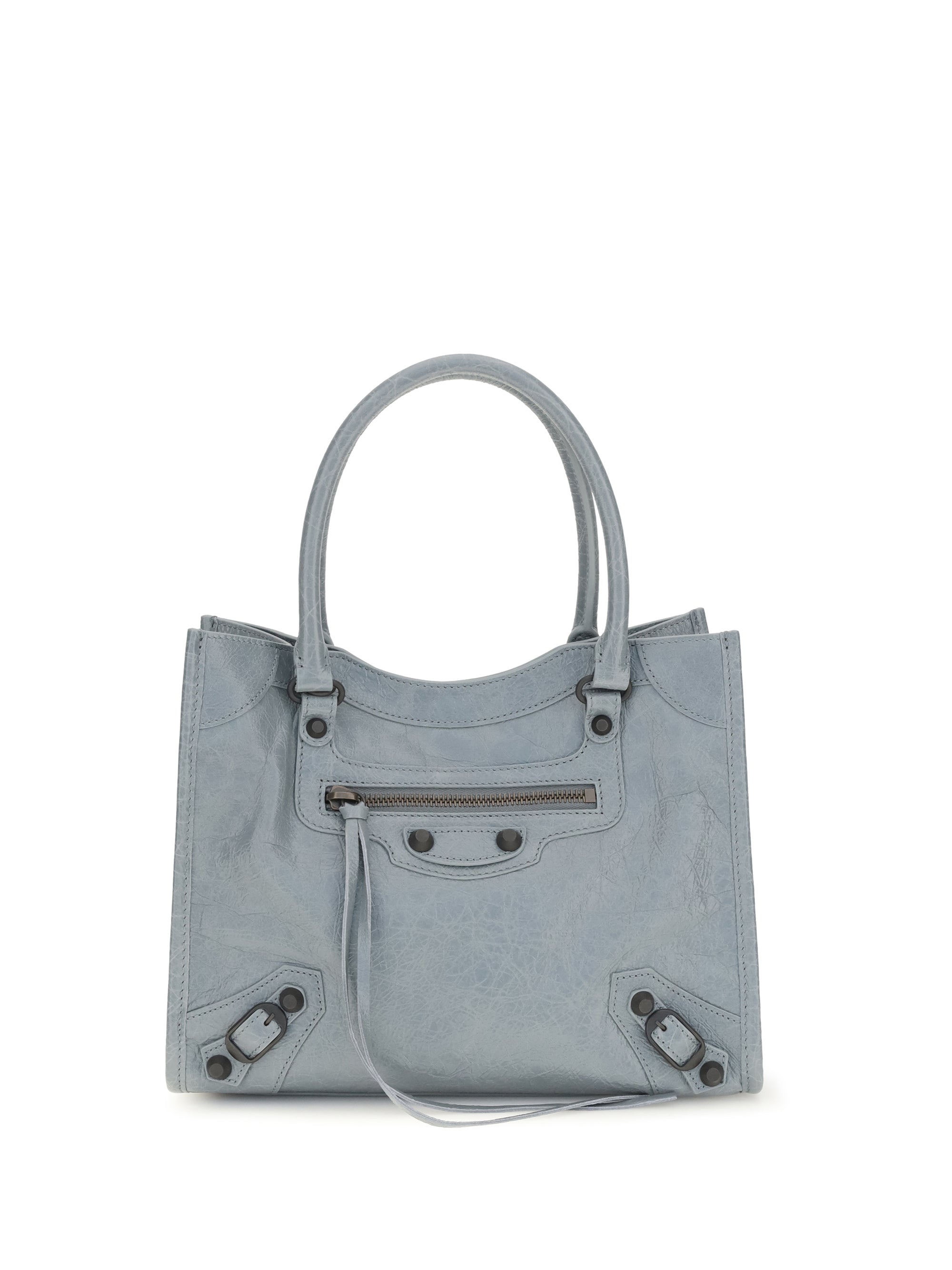 Balenciaga Le City Top Handle Bag — Gray