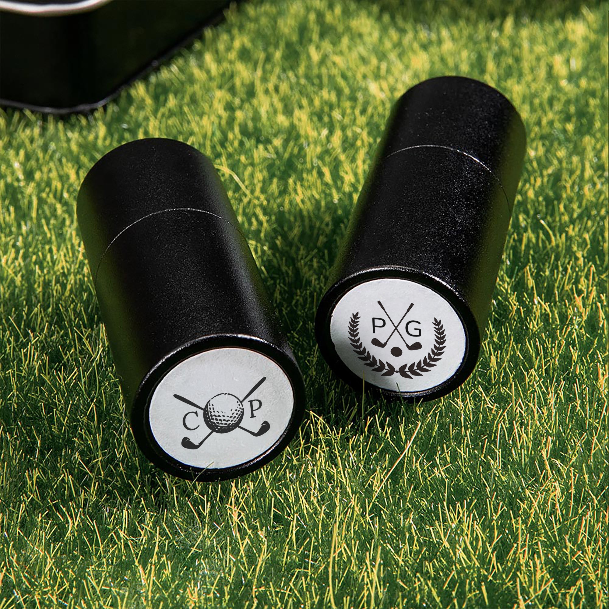 Sello de bola de golf personalizado con monograma y caja metálica Accesorio de golf Regalo deportivo de cumpleaños para jugadores de golf