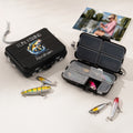 Caja de pesca portátil personalizada con señuelos de pesca realistas y nombre Accesorios de pesca Regalo del Día del Padre para entusiastas de la pesca