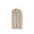 ArtZ® Earthly Curves Travertine Sculpture - Large