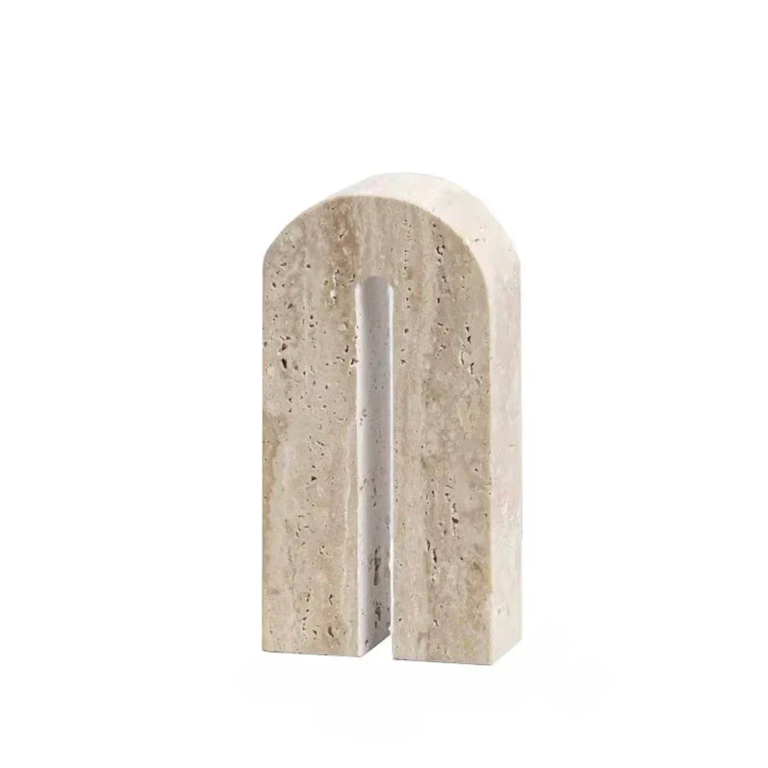 ArtZ® Earthly Curves Travertine Sculpture - Large