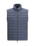 Moorer Quilted Boudin Padding Gilet — Blue