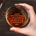 Vaso de Whisky Personalizado Si fueras Whisky Serías Muy Caro 10 oz Vaso de Whisky con Nombres Cumpleaños Día del Padre Regalo para los amantes del licor