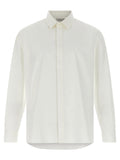 Saint Laurent Cotton Poplin Shirt — Cream