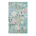 Colorful Birds & Blossoms Accent Rug