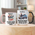 Personalizada Multicolor Divertido Papá Foto 11 oz 15 oz Taza de Cerámica con Nombre Uso Diario Día del Padre Cumpleaños Regalo para Papá