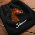Bolsa protectora de estribos personalizada con foto de caballo y nombre Juego de 2 protectores ecuestres Regalo de cumpleaños para jinetes amantes de los caballos
