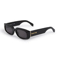 Palm Angels PERI104NOAH3B64 Rectangular Black Frame Sunglasses — Black