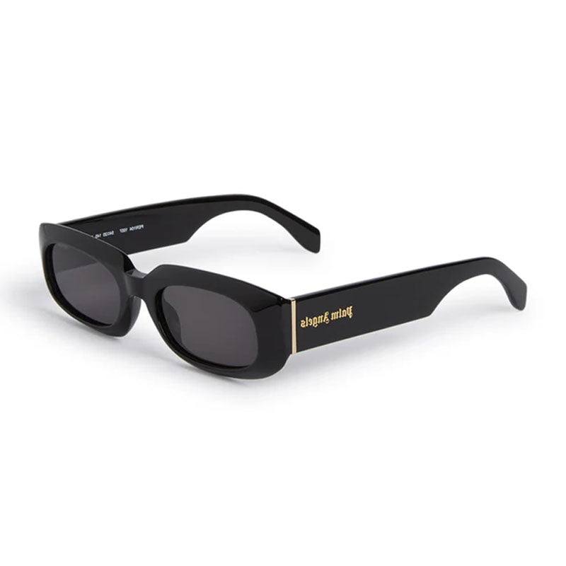 Palm Angels PERI104NOAH3B64 Rectangular Black Frame Sunglasses — Black