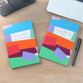Cuaderno diario de tapas duras personalizado A5 2026 de colores con accesorio de grabación de texto Regalo de fin de curso para estudiantes Amigos