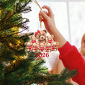 Adorno acrílico transparente personalizado de mamá osa y osito con 1-10 nombres y año Decoración del árbol de Navidad Fiesta familiar Regalo para mamá Abuela