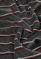 Pijama Hombre Invierno Terciopelo Rayas - Gris 5743_22