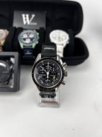 Omega x Swatch Mission to Moon black snoopy Steel mod by HW Design