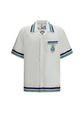 Casablanca Hotel Casablanca Crest Shirt — White