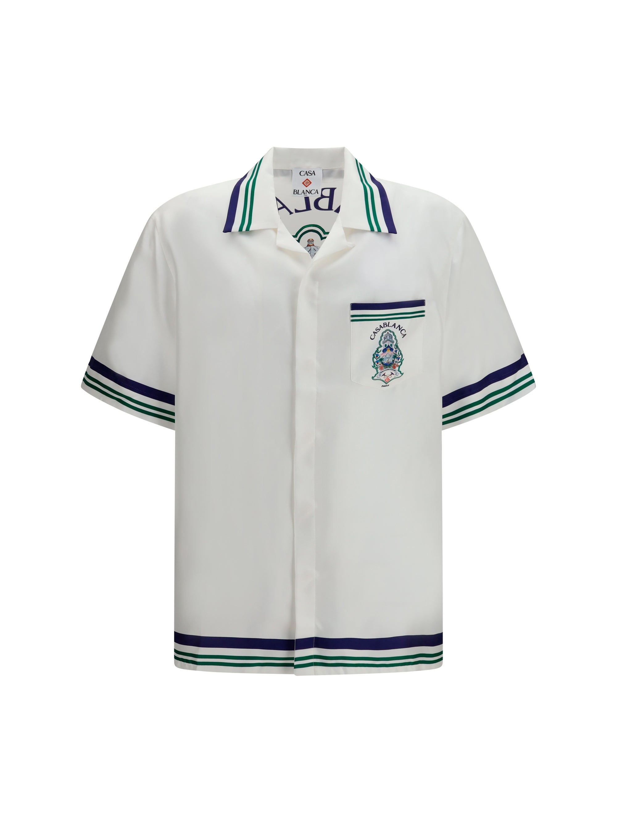 Casablanca Hotel Casablanca Crest Shirt — White