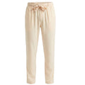 Beige Linen Tailored Pants | PR Sample