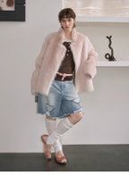 Heartbeat Mark Tuscany sheepskin women's short fur coat