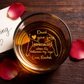 Vaso de whisky personalizado I Love Your Face Between My Legs 10 oz con nombre Cumpleaños Aniversario Regalo para él