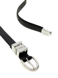Cinturón de piel Guess — Negro