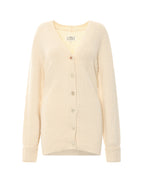 Maison Margiela Sweaters White Cotone Poliestere