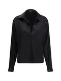 Tom Ford Stretch Silk Shirt — Black