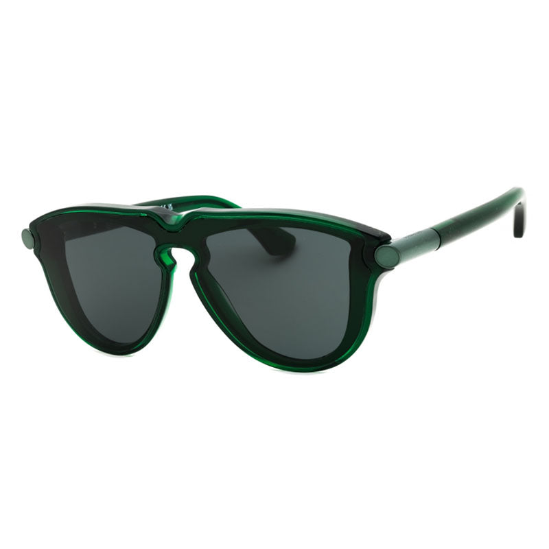 Burberry BE4427410487 Dark-Lens Green Frame Sunglasses — Green