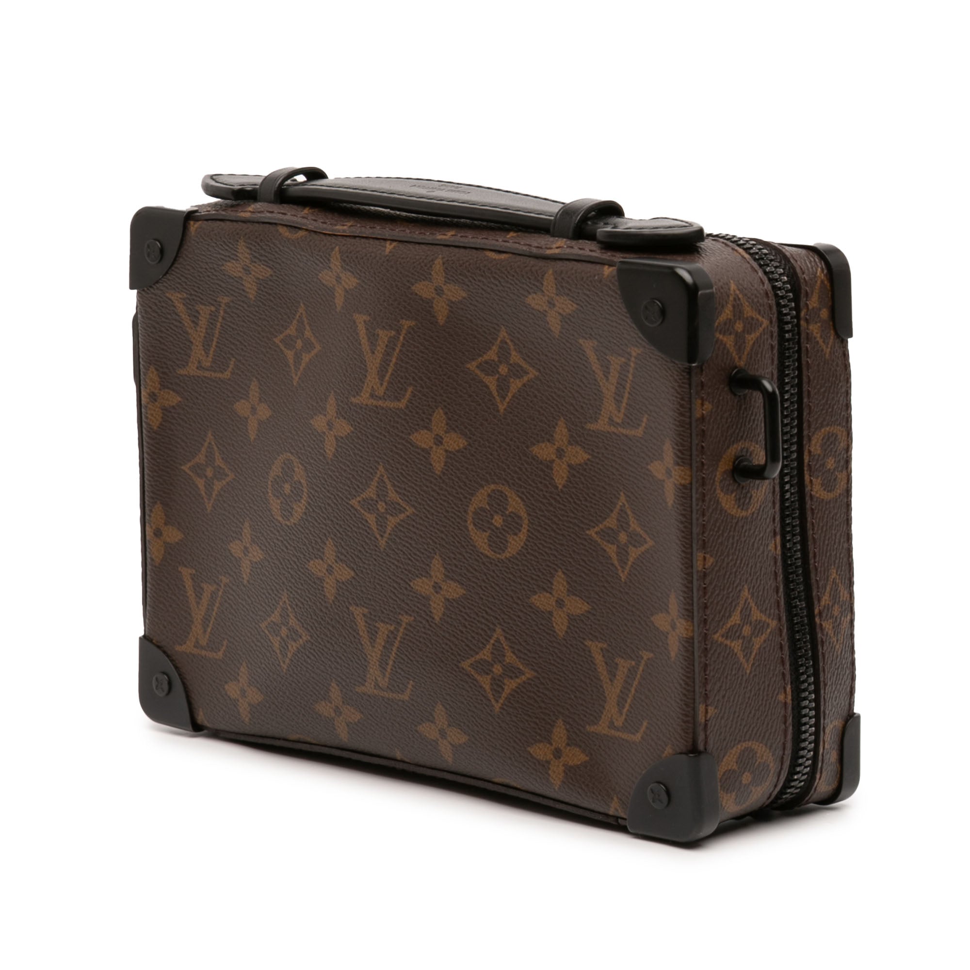 Monogram Macassar Handle Soft Trunk