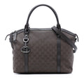 GG Canvas Charm Dome Satchel