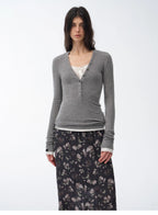 Pure Fashion Slim Fit Tencel Wool Sweater