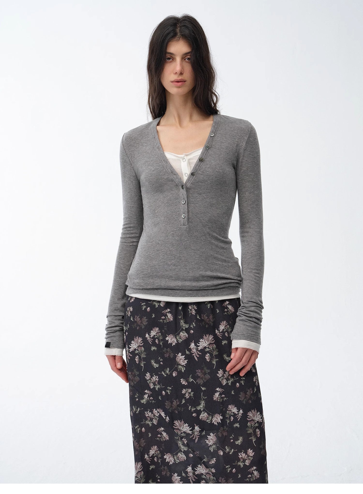 Pure Fashion Slim Fit Tencel Wool Sweater