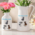 Personalizado lindo 1-4 3D de dibujos animados Gatos Perros con nombre Decoración del hogar Regalo de cumpleaños para amante de las mascotas