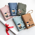 Personalizada Graduación Oso 3D Burbuja Nombre PU Cartera de cuero con ranuras para tarjetas y correa de muñeca Cumpleaños Regalo de Graduación para la Clase de 2025 Graduados