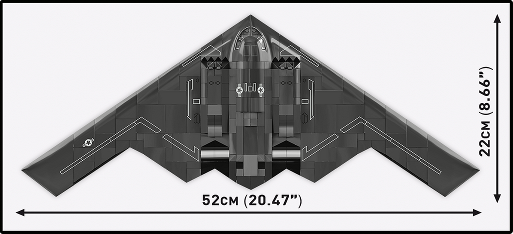 Set de Construccion Northrop B-2 Spirit 52cm