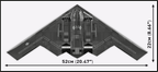 Set de Construccion Northrop B-2 Spirit 52cm