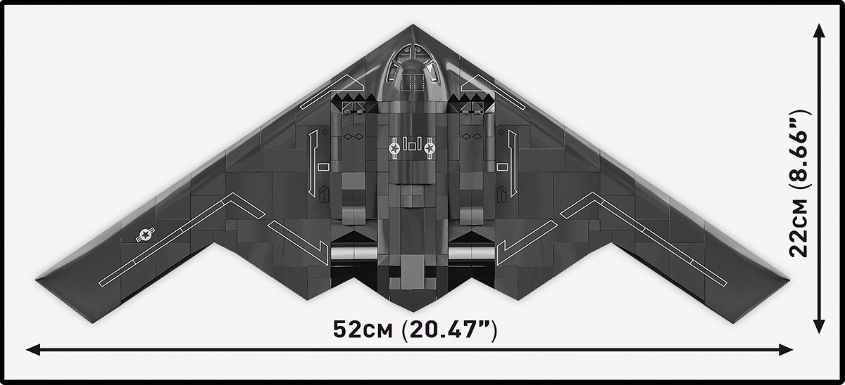 Set de Construccion Northrop B-2 Spirit 52cm