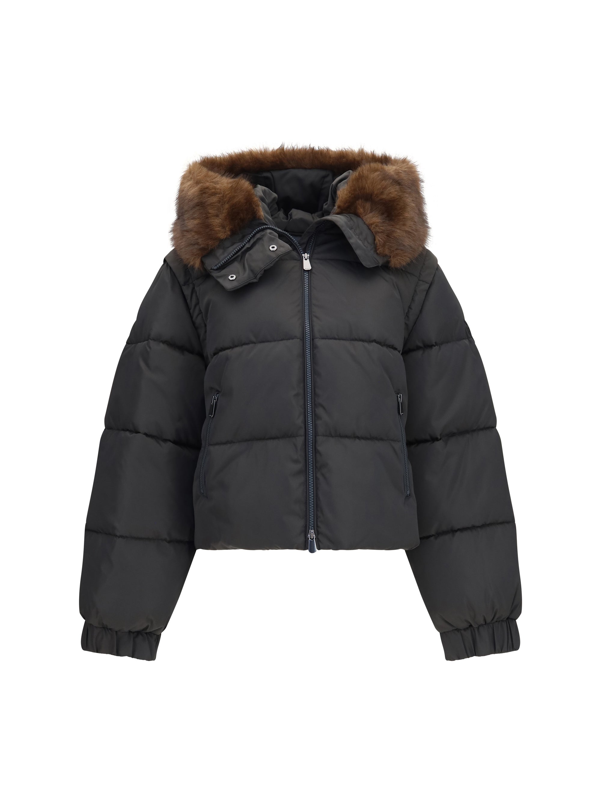 Pinko Godetia Down Jacket — Black