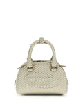 Diesel Quilted Calf Leather Shoulder Bag — Beige