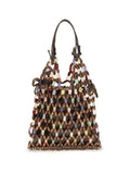 Staud Karla Shoulder Bag — Brown