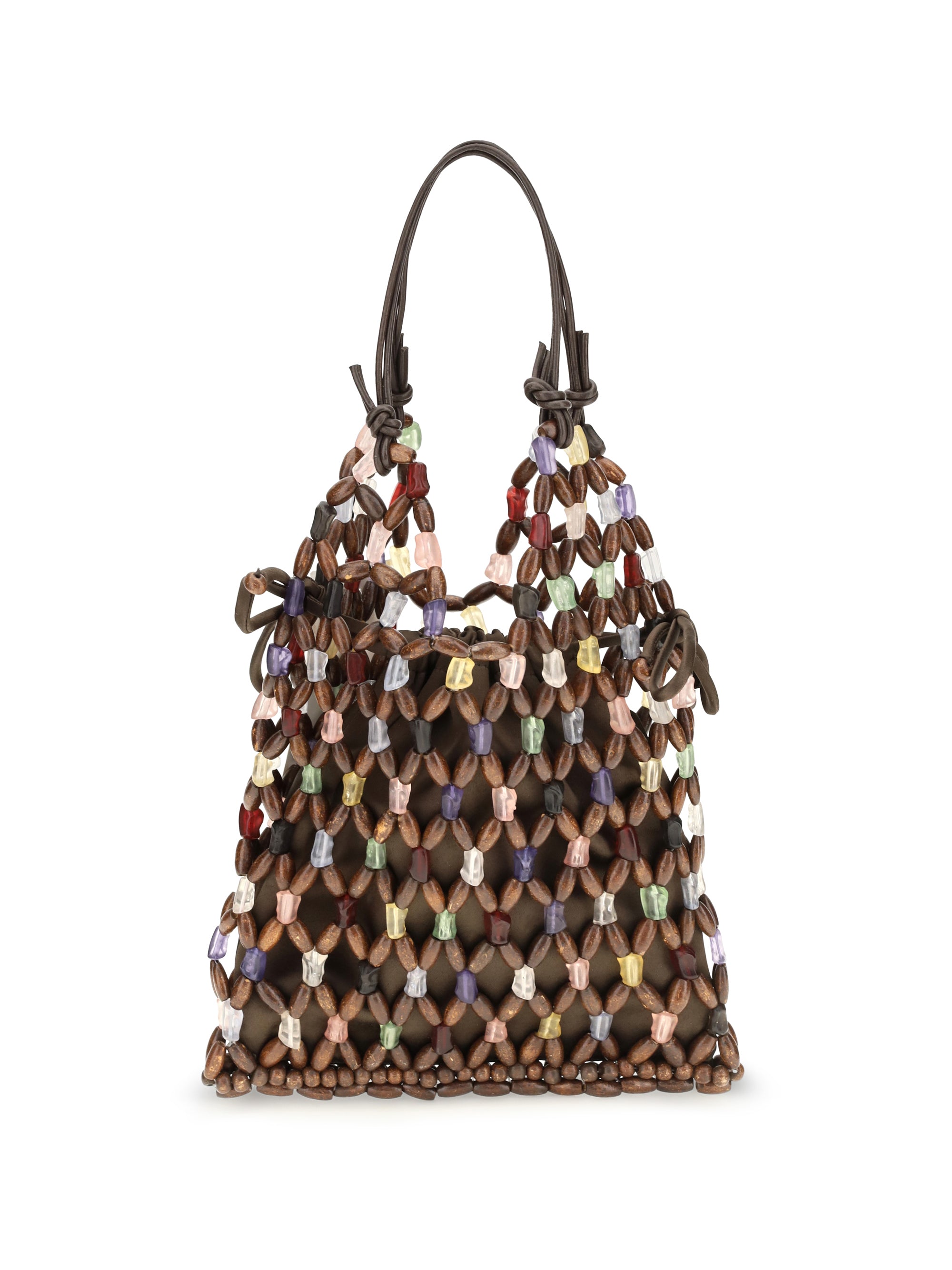 Staud Karla Shoulder Bag — Brown