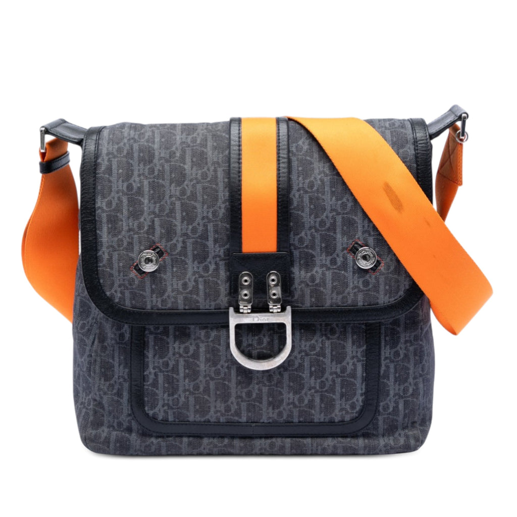 Diorissimo Denim Flight Messenger Bag