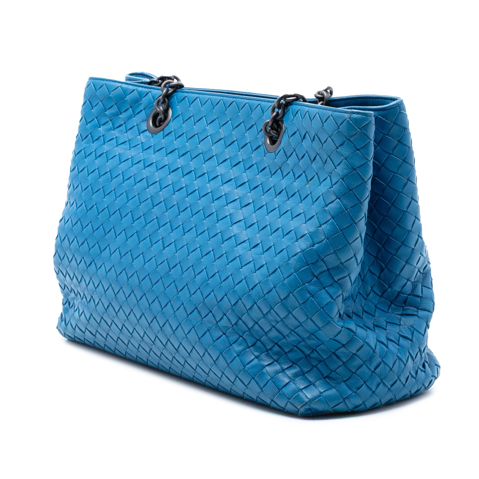 Medium Nappa Intrecciato Double Chain Tote