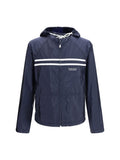 Prada Re-Nylon Hooded Jacket — Navy
